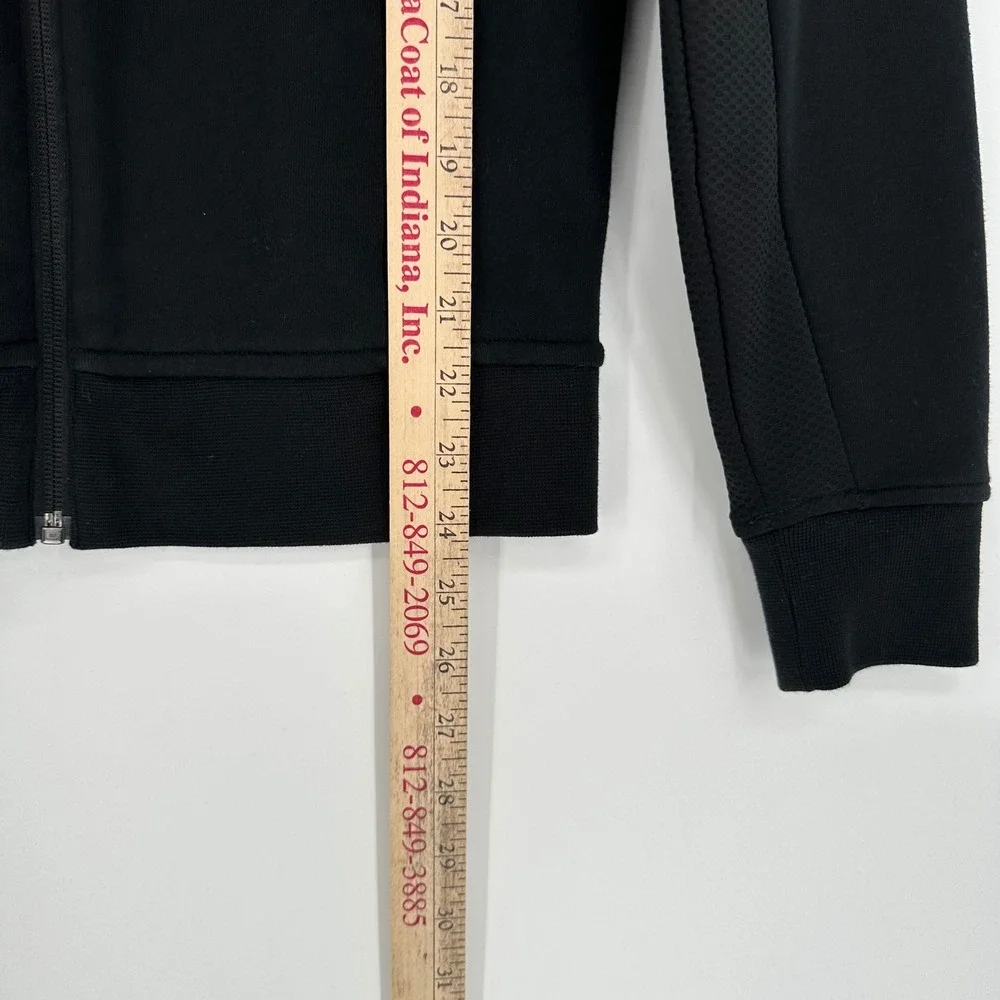 Polo Ralph Lauren Performance Mens XS Black Moto Cafe Racer Zip Up Jacket Logo